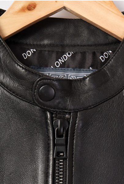 Leyton Cafe Racer Leather Jacket